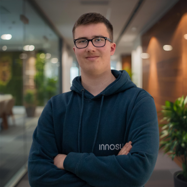 Fynn Hannemann Innosun Service Team Fynn Hannemann Auszubildener für Energie- und Gebäudetechnik